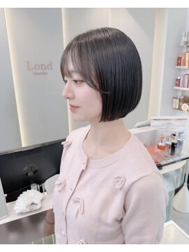 ロンドリゼル 札幌(Lond RiseL) オリーブグレー/前髪/ボブ/マロンベージュ/黒髪/髪質改善/小顔