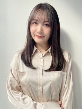 ケーツー エソラ池袋店(K-two) ゆるっとワンカールロングヘア*ロングレイヤーカット*面長解消2