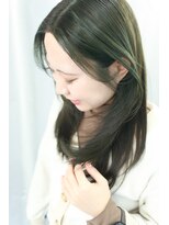 ニフティ(NIFTY)&nbsp;オリーブグレージュ/秋冬カラー/ブリーチなし/上通り/20代