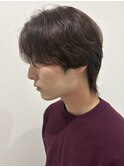 MEN’S HAIRセンターパートスパイラルパーマニュアンスパーマ
