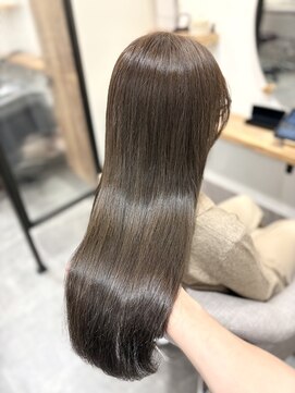 シアエミュー 新越谷店(SHEER emu) くすみグレージュカラー