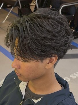 ダズル ヘア ラッシュ(DAZZLE hair RUSH) 八事毛流れセンターパートニュアンスパーマフェザーパーマ緩め