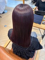 ユニ バイ マグ 長野店(Uni.by Mag)&nbsp;"ピンクカラー" 透明感ブリーチなしピンク