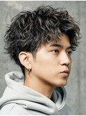 梅田アクティブショートルーズショートパーマツイストパーマ緩め
