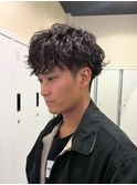 リバースセンターパート/ニュアンスパーマ/ダウンバング/茅ヶ崎