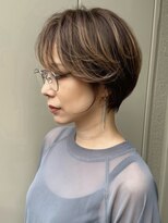 ハルキミナト ジャパン トウキョウ(HARUKI MINATO japan TOKYO) 【白髪ぼかしハイライトショート/大人ショート】