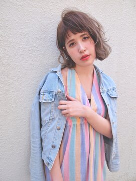 ノアフライ(NOAH FLY) ♪ショートバング柔らかウエーブボブ♪【国分寺駅】