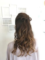ヘアーアンドネイルフォレスト(Hair&Nail FOREST.) ラブリーハーフアップ