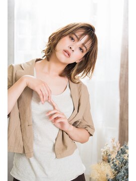 ネオリーブリタ たまプラーザ店(Neolive rita) 小顔・無造作カールボブディ