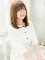 モッズ ヘア 福岡姪浜店(mod's hair)&nbsp;*mod's姪浜*…正統派ベージュカラーのワンカール小顔セミディc