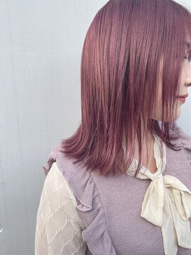 カリーナコークス 原宿 渋谷(Carina COKETH) ケアブリーチで作るツヤ感ピンクヘア♪♪（ダブルカラー）