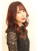 コワファースト 大分(COIFF1RST)&nbsp;ロングヘア外巻き、シースルーバング