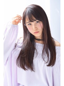 マーブルトウキョウネオリーブ(marbles tokyo neolive) 《marbles/三茶》☆グレージュ×フリンジバング☆