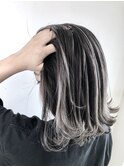 ハイライト/ミディアムボブ/10代/20代/30代/ボブ/和歌山#B32Y
