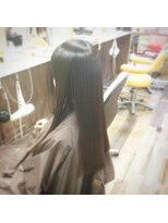 ヘアースペース 練馬店(hair space COCO) 酸熱トリートメントストレートで手触り滑らか、艶っ艶