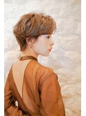 大人可愛い2～30代骨格補正ひし形ショートボブ/オーガニックスパ