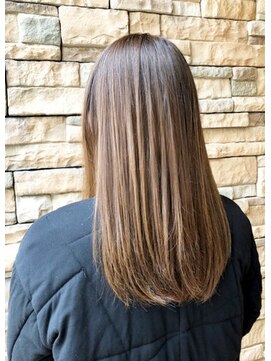 エノモト(ENOMOTO) 髪質改善×ミルクティーブラウンシンプルストレート