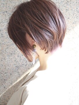 モリオフロムロンドン 松戸店(Morio from London) 【松戸　ムラマツ】大人ショートボブハイライトピンク30代