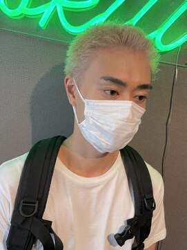 スキル(SKILL) ホワイト坊主 ベリーショート