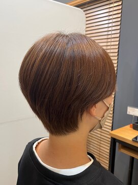 アルター(aL ter) マッシュショート×ナチュラルブラウン