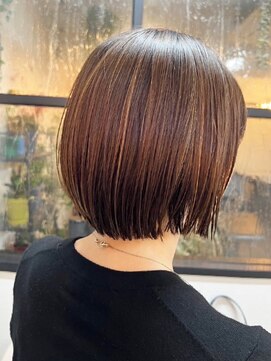 ニット 銀座(knit) 《knit銀座》大人可愛い20代30代40代ショートボブ丸み前下がり