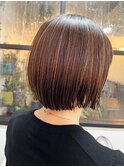 《knit銀座》大人可愛い20代30代40代ショートボブ丸み前下がり