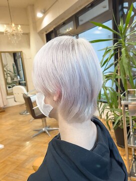 オブヘアーギンザ(Of HAIR GINZA) 透明感ホワイトブリーチ