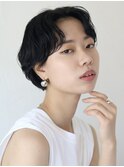 大人可愛い20代30代40代似合わせカットイメチェン流しバング