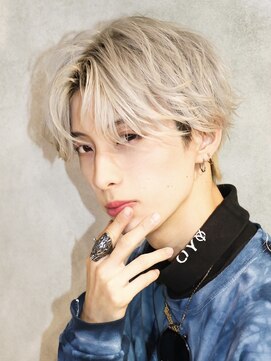 トゥルークリエイション 大宮(True Creation) #メンズ#センターパート#ハイトーン