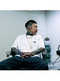 MEN'SHAIRツーブロック束感ショート波巻きハイライト31