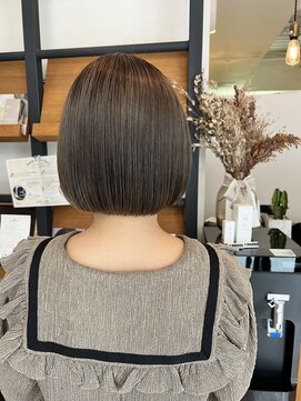 ウル(ulu) スモーキーベージュ/髪質改善カラー