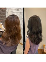 ディッシュ 五反田(dish)&nbsp;before→after  オリーブベージュ