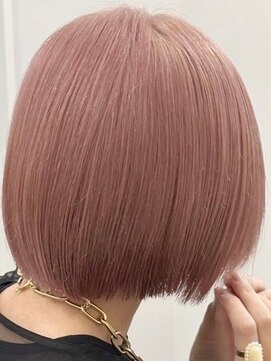 ウィコ 新宿(WICO) mini bob×pink beige [新宿駅/美髪/ピンクブラウン]