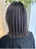 ハイライトカラーグレージュベージュケアブリーチダブルカラー
