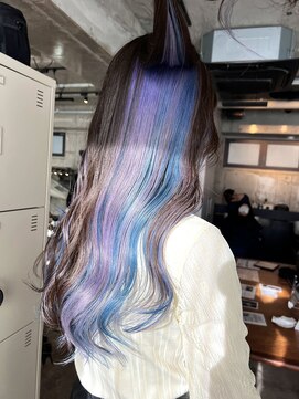 エインアンリー 明治神宮前(AIN.ANLY.) インナーカラー/デザインカラー/ハイトーンカラー/ダブルカラー