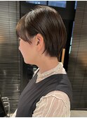 20代30代40代小顔ハンサムショートアッシュブルーブラック
