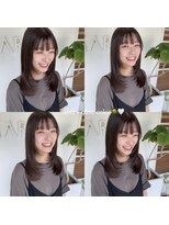 ジャガラ 千葉駅北口店(JAGARA)&nbsp;オリーブブラウン×顔まわりレイヤー【千葉・千葉駅】