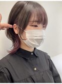 インナーカラー×ネオウルフ　ウルフカット