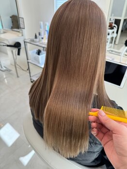 ◇髪質改善/カシミヤトリートメント◇思わず触りたくなる…♪いままでにないうるサラ美髪へと導きます◎