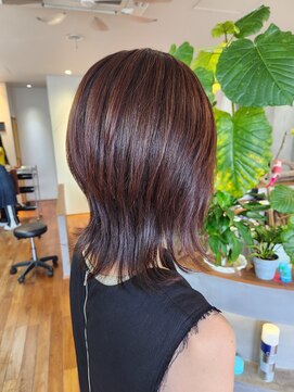 ヘアーリゾート マハナ(HAIR RESORT MAHANA) ショートレイヤー/白髪染め/60代/50代/40代/艶カラー