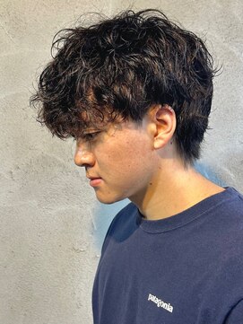 ニアウ 高崎店(Niau) シャドウパーマ韓国風パーマメンズパーマ群馬県高崎市パーマ眉毛