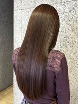 ビームズ トータルビューティー 西中島店(Bee ms Total Beauty) サラツヤロングベージュカラーブリーチしない透明感カラー