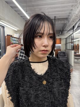 ニコ トウキョウ 渋谷(nico TOKYO) ミディアムレイヤーカットボブウルフ/10代20代/インナーカラー