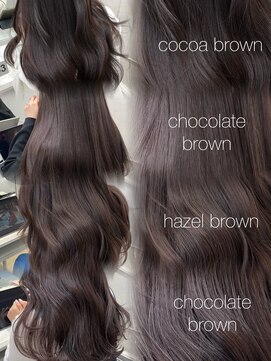 シーン(seen) 【チョコレート】小顔前髪くびレイヤーカットブリーチなし