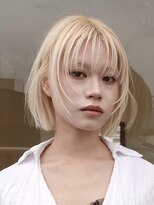 スタニング 渋谷(STUNNING.)&nbsp;レイヤー/ボブ/ケアブリーチ/ダブルカラー/ハイトーン【修】