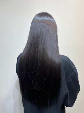 アッサンブレトウキョウ 月島店(Assemble Tokyo) 艶ブラック/オフィス/スーパーロング