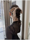 モテ髪おすすめポニーテール編みおろしアレンジ 10代 20代 30代