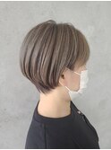 透明感カラー×くぶれショート