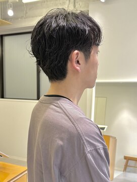 ハル 南平岸(HARU) 襟足はナチュラルにメンズパーマ