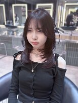 ロンドクロエ 横浜(Lond Chloe)&nbsp;ミニウルフレイヤーカット顔周りカット前髪カット韓国ボブ